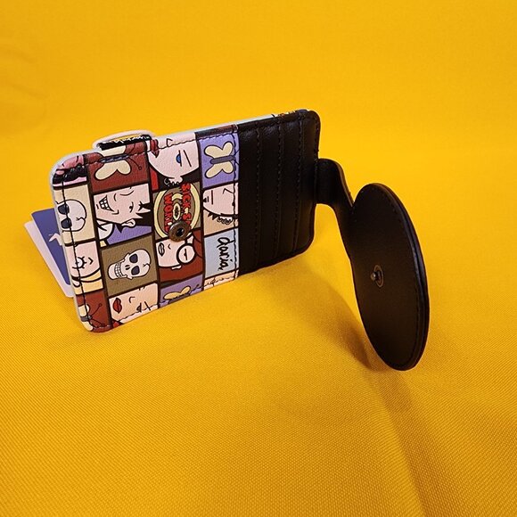 Loungefly Daria MTV 90s Cartoon Grid Vertical Cardholder Wallet NEW - Picture 8 of 10